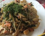MM21特製♪海鮮白滝焼きそば作り方5写真