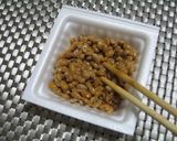 ＊納豆トースト＊作り方1写真