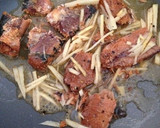 いわしの缶詰とチンゲン菜のしょうが酢炒め作り方4写真