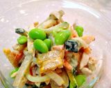 ごま香る五種野菜のサラダ〜根菜編作り方5写真