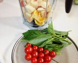 モロヘイヤのスムージー作り方1写真