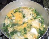 カブ菜の卵とじ作り方3写真