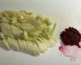 豚とセロリの梅肉炒め作り方1写真