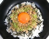 コピーレシピ？すき家風！とりそぼろ丼作り方7写真