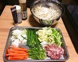もやしと肉のピリ辛炒め作り方1写真