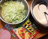 ハムとチーズの洋食焼き作り方1写真