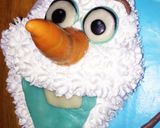 オラフ 立体ケーキ☆アナと雪の女王作り方6写真