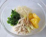 夏みかんとササミの酢の物作り方9写真
