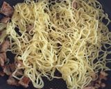 トマトとニラの焼きそば作り方4写真