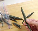 青系辛味・効き味噌。【茗荷南蛮味噌奴】作り方1写真