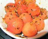 フルーツトマトの食べるオリーブオイル漬け作り方4写真