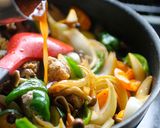 肉団子と野菜の甘酢あん作り方5写真