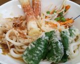 冷やしうどんに天ぷら、天ぷら、天ぷら。作り方6写真