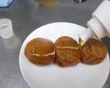 夏におすすめ！和風スイーツ簡単あいす梅♥作り方1写真