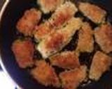 肉汁たっぷり！ピーマンの肉詰めパン粉焼作り方6写真