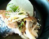 サバ水煮と野菜（大根としめじ）作り方7写真
