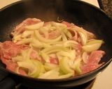 3分で☆豚と玉ねぎの甘辛炒め作り方1写真