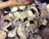 フライパンで☆ひき肉とナスのカレー作り方3写真