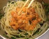 冷製ウニパスタ❇︎ご褒美編❇︎作り方6写真