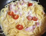 濃厚なのに爽やか、塩レモンクリームパスタ作り方4写真