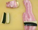 ズッキーニのベーコン巻き作り方1写真