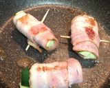 ズッキーニのベーコン巻き作り方2写真