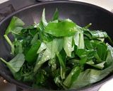 空芯菜のニンニクいため作り方3写真