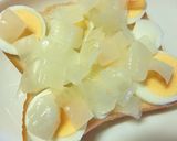 ゆで卵×新玉葱の焼肉のたれトースト作り方4写真