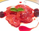 ブラックベリーわらび餅♪作り方4写真
