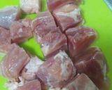 るる72 野菜たくさん♪簡単！トマト酢鶏作り方1写真