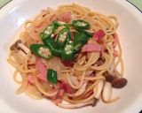 簡単♡ベーコンとしめじのパスタ作り方5写真