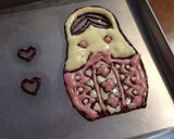 デコチョコプレート❤️マトリョシカ作り方14写真