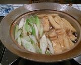 マグロとネギと油揚げ我が家のねぎま鍋作り方6写真