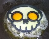 ファニーサイドアップを作ろう！(笑)作り方4写真