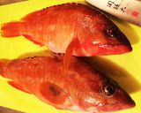 魚のあらで、お味噌汁☆アカハタ☆作り方1写真