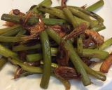 ニンニクの芽とエビの甘酢醤油炒め作り方5写真
