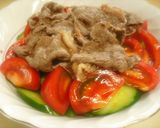 簡単！牛肉のおかずサラダ（和風味）作り方4写真