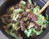 牛肉とレタスの簡単中華炒め✿胡麻風味♪作り方6写真