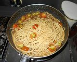 夏野菜カレー風味スパゲッティ作り方5写真