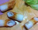 ❤ちくわにIN♪レタスとハムくるくる❤作り方1写真