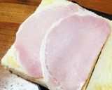 ＊忘れられないシンプルハムサンドイッチ＊作り方3写真
