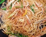 *塩レモン*de 焼きネギ焼きソバ作り方4写真