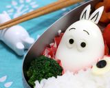 ゆでたまごで簡単☆ムーミンのキャラ弁作り方4写真