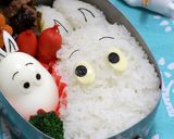 ゆでたまごで簡単☆ムーミンのキャラ弁作り方5写真