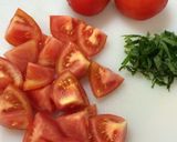 ごま油香る！しそトマトサラダ 簡単 美味作り方1写真