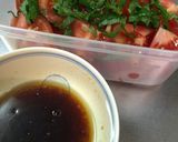 ごま油香る！しそトマトサラダ 簡単 美味作り方2写真