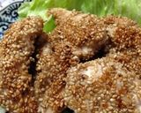 鶏ささみの胡麻つけ焼き作り方5写真