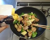 鶏と野菜で簡単さっぱりぽん酢炒め作り方3写真