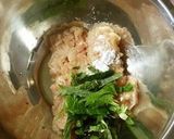 お弁当に♪簡単☆大葉つくねの梅がけ作り方3写真