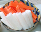 夏のおつまみ、生野菜を味噌ディップで。作り方3写真